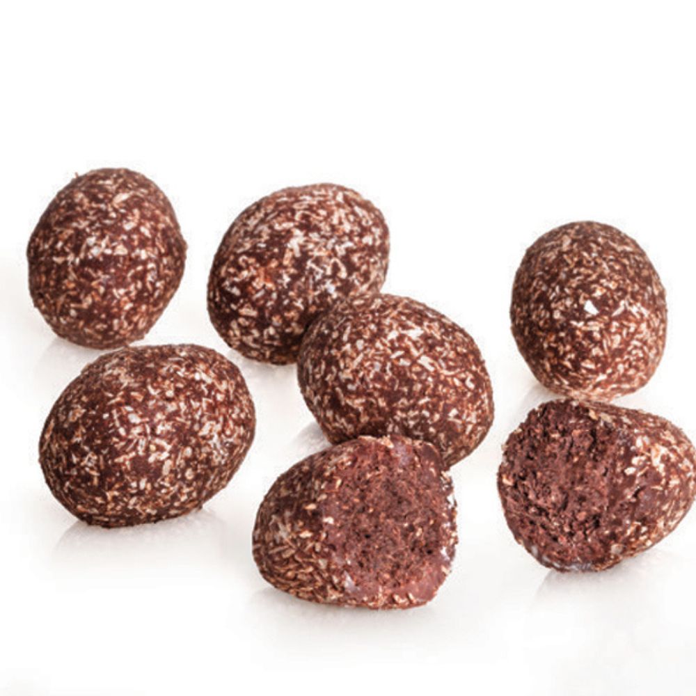 Dark Chocolate and Coconut Truffles - Stringhetto